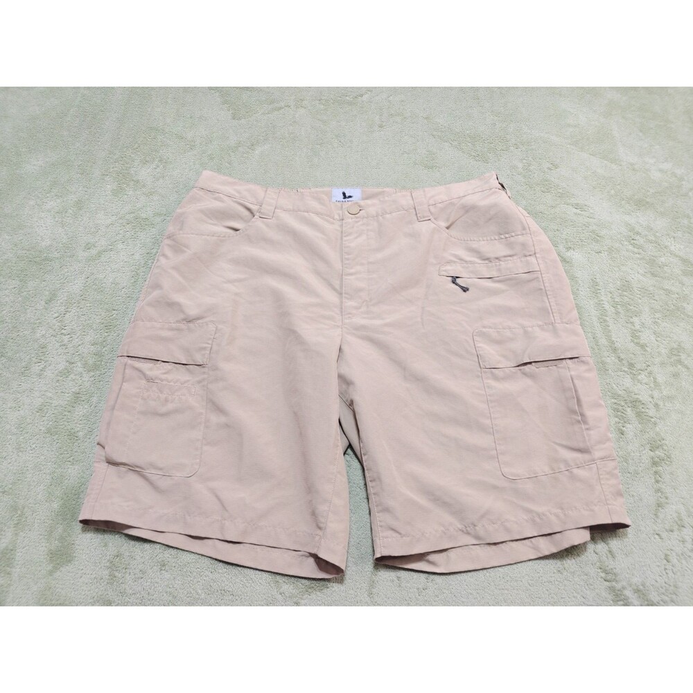 Field & Stream Shorts Mens 2XL Khaki Quick Dry Ripstop Cargo Fishing Utility